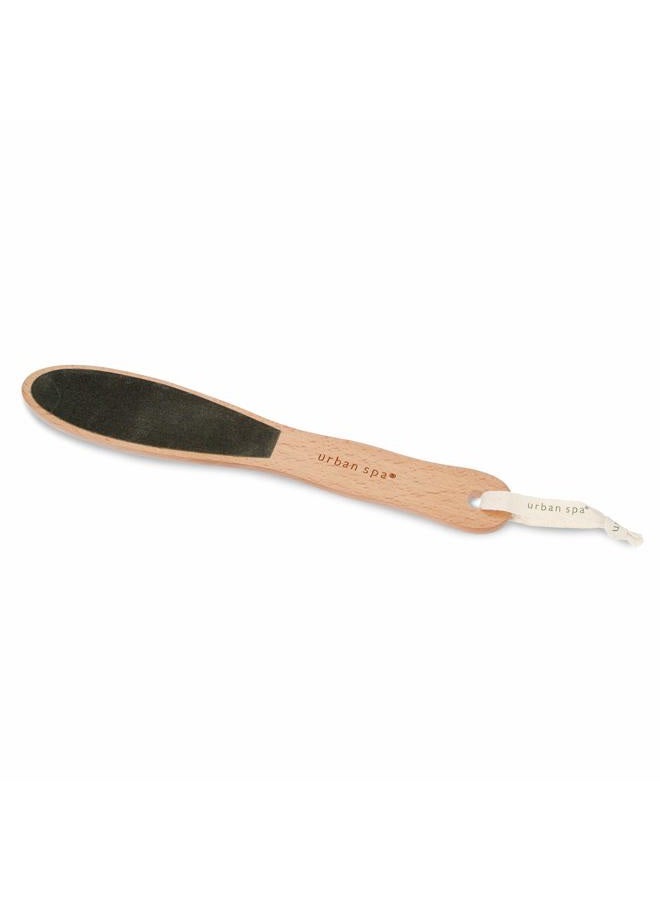 Urbana Urban Spa Wooden Foot File for Calluses, Pedicures, Heels and Toes - Image 1