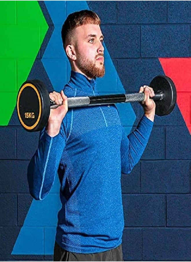ULTIMAX Fixed Barbell Weight Bar 1 Pcs - 25kg  - Image 3