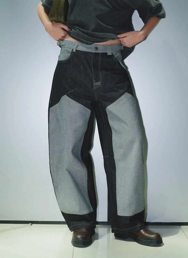 Flashmobnation Wesley Rounded Denim Jeans