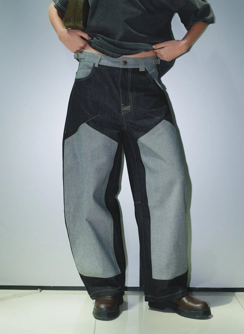 Flashmobnation Wesley Rounded Denim Jeans