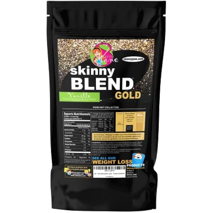 Skinny Jane Skinny Blend Gold – Protein Shake for Women – Low Sugar, Low Carb – Supports Metabolism and Energy – Creamy Vanilla – 15 Servings - Image 3