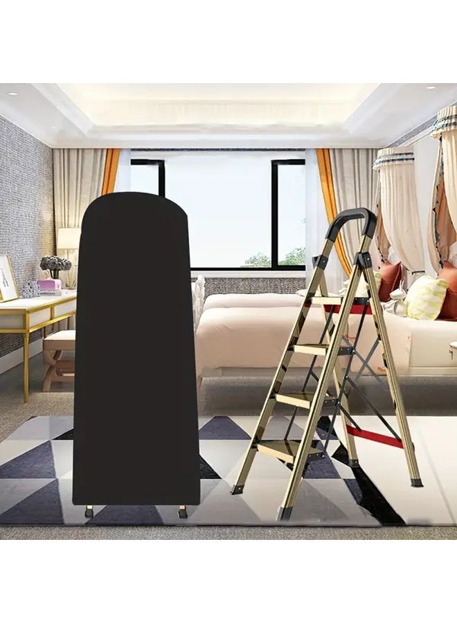 Black Fabric Protective Cover for Foldable Ladder 19 69x2 56x76 77 Inch - Image 2