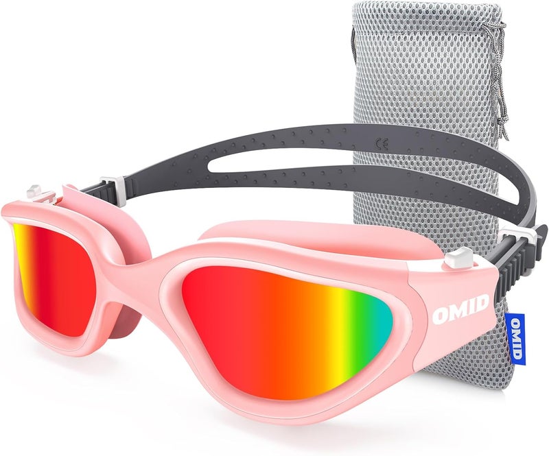 OMID Swim Goggles, P2 Polarized Swimming Goggles for Men Anti-fog Goggles Swimming for Adult Women - Image 1