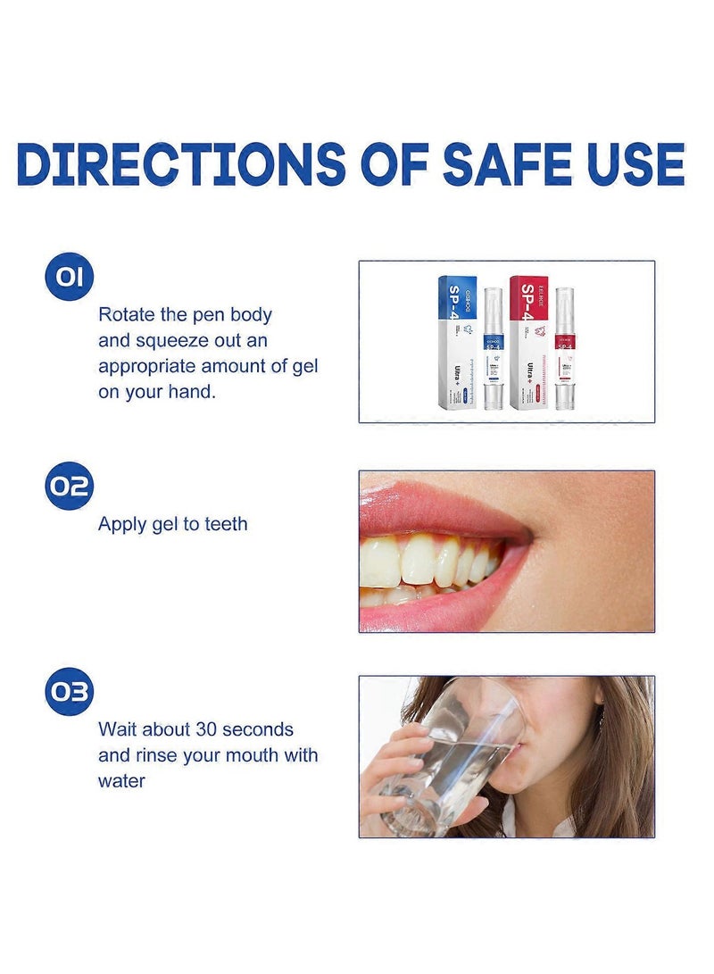 EELHOE Teeth Whitening Toothpaste Sp4 Teeth Cleaner Plaque Remover Dental Cleaning Gum Repair Gel Fresh Breath Tooth Whitening Power - Image 4