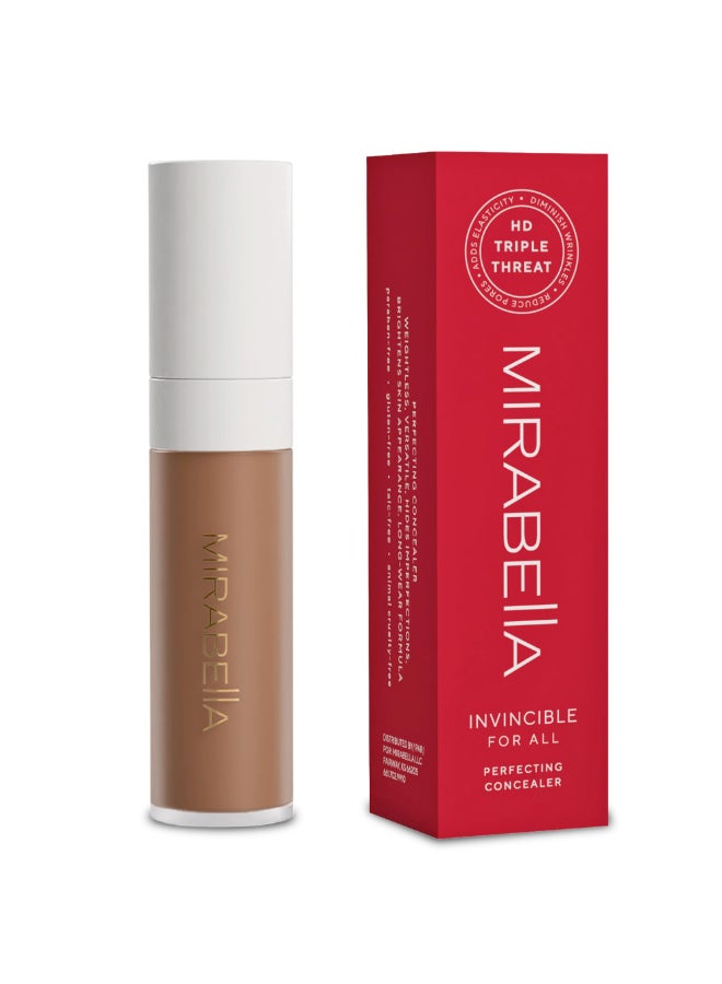 Mirabella Invincible For All Perfecting Under Eye Concealer Full Coverage Hydrating Makeup Concealer for Dark Circles Fine Lines Wrinkles wHyaluronic Acid Tan T190 - Image 4