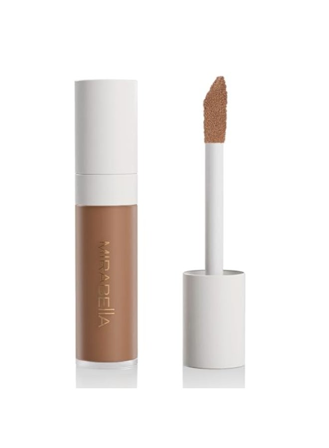 Mirabella Invincible For All Perfecting Under Eye Concealer Full Coverage Hydrating Makeup Concealer for Dark Circles Fine Lines Wrinkles wHyaluronic Acid Tan T190 - Image 1