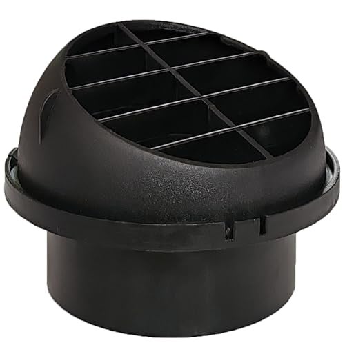 CYDZSW 75mm/3inch Diesel Engine Parking Heater Duct Vent Outlet,360° Rotatable Universal Warm AC Heat Air Conditioning Ducting Vent Outlet for Chinese Webasto Eberspacher Propex 2KW 5KW 8KW Heaters - Image 1