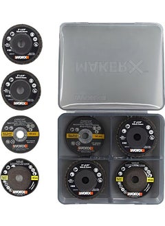 WORX WA7213 50MM 16 Piece Professional Cutting Grinding Sanding Accessory Set  - Image 2