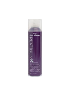 Rusk RUSK Deepshine PlatinumX Hairspray, Fast-Drying Finishing Spray, All-Day Humidity Resistance Provides Strong Hold, Shape, and Body for a Shiny Look, 10.2 oz. 