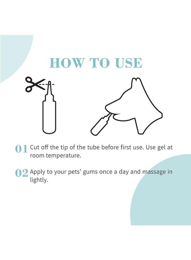 بايولاين بيولاين جل تنظيف الأسنان للقطط والكلاب 100 جم | جل العناية بالفم لتنظيف الأسنان، نفس منعش ولثة صحية - Image 3