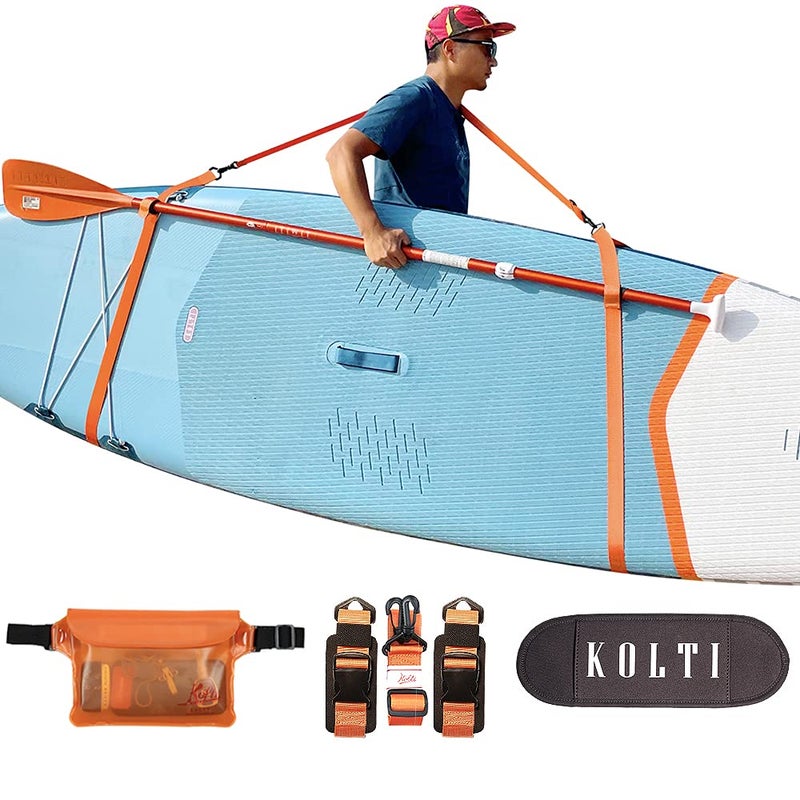 Kolti Paddle Board Carry Strap, Adjustable Heavy-Duty SUP Carrying Support Strap for Surfboard Stand Up Paddleboard Canoe Longboard Carry Belt Paddle Board Accessories - Image 1