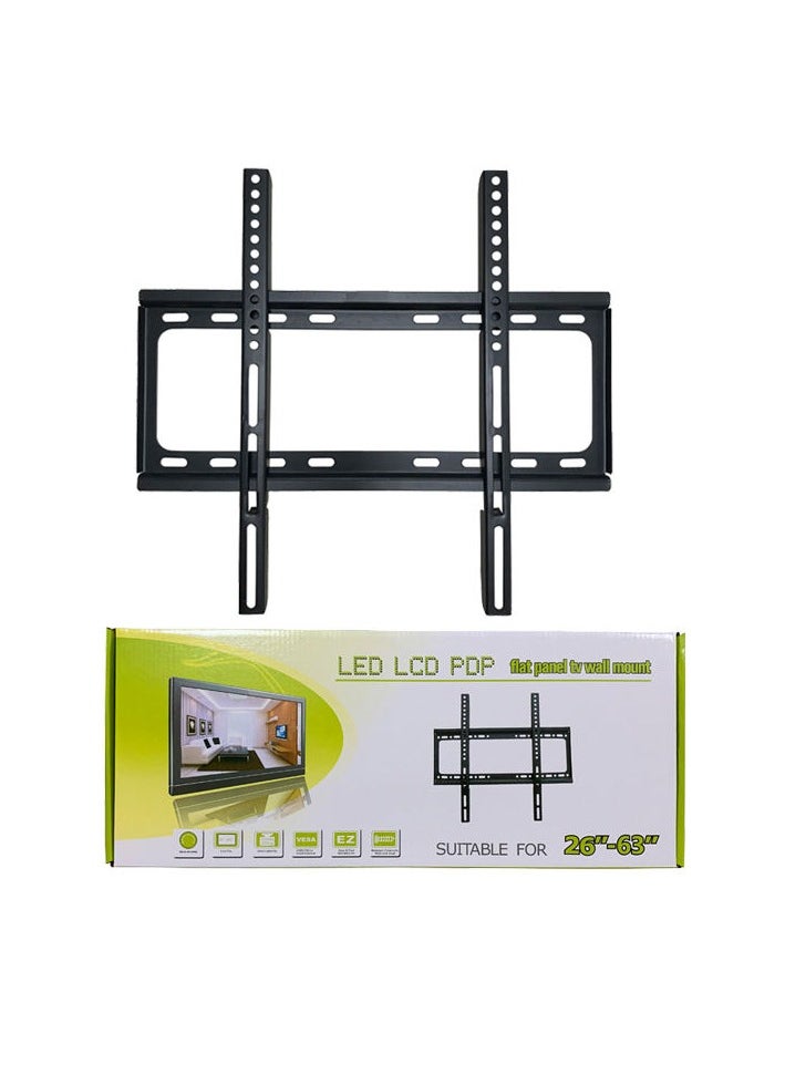 ماركة غير محددة حامل تثبيت ثابت على الحائط للتلفزيون مناسب لشاشات LCD مقاس 26 بوصة إلى 63 بوصة، بحد أقصى VESA 400 × 400 مم  - Image 3