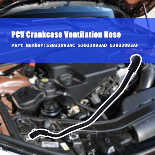 FORLETOR 53032993AC 53032993AD 53032993AFPCV Crankcase Ventilation Hose fit for Jeep Commander Grand CherokeeLiberty 20072012 fit for Dodge Dakota Durango Nitro Ram 1500 20072012 - Image 3