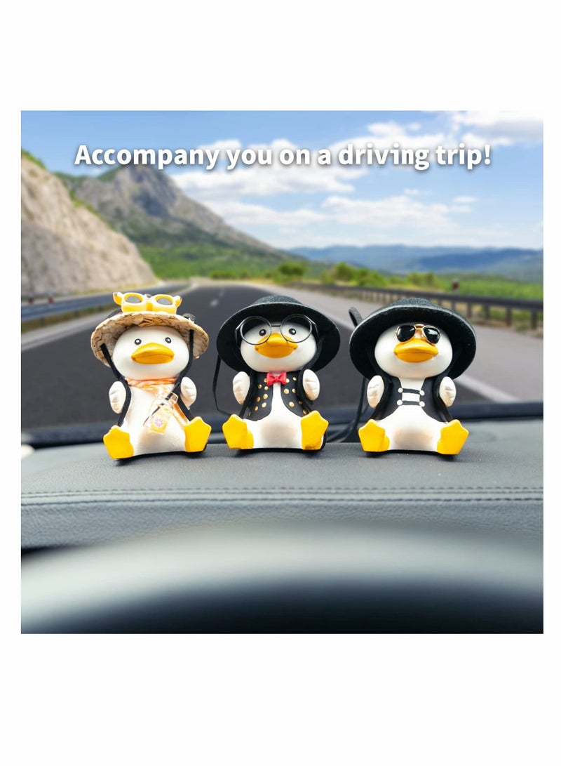 Excefore Cute Swing Duck Car Pendant Interior Rearview Mirrors Charms Ornament Room Decor for Home Indoor - Image 5