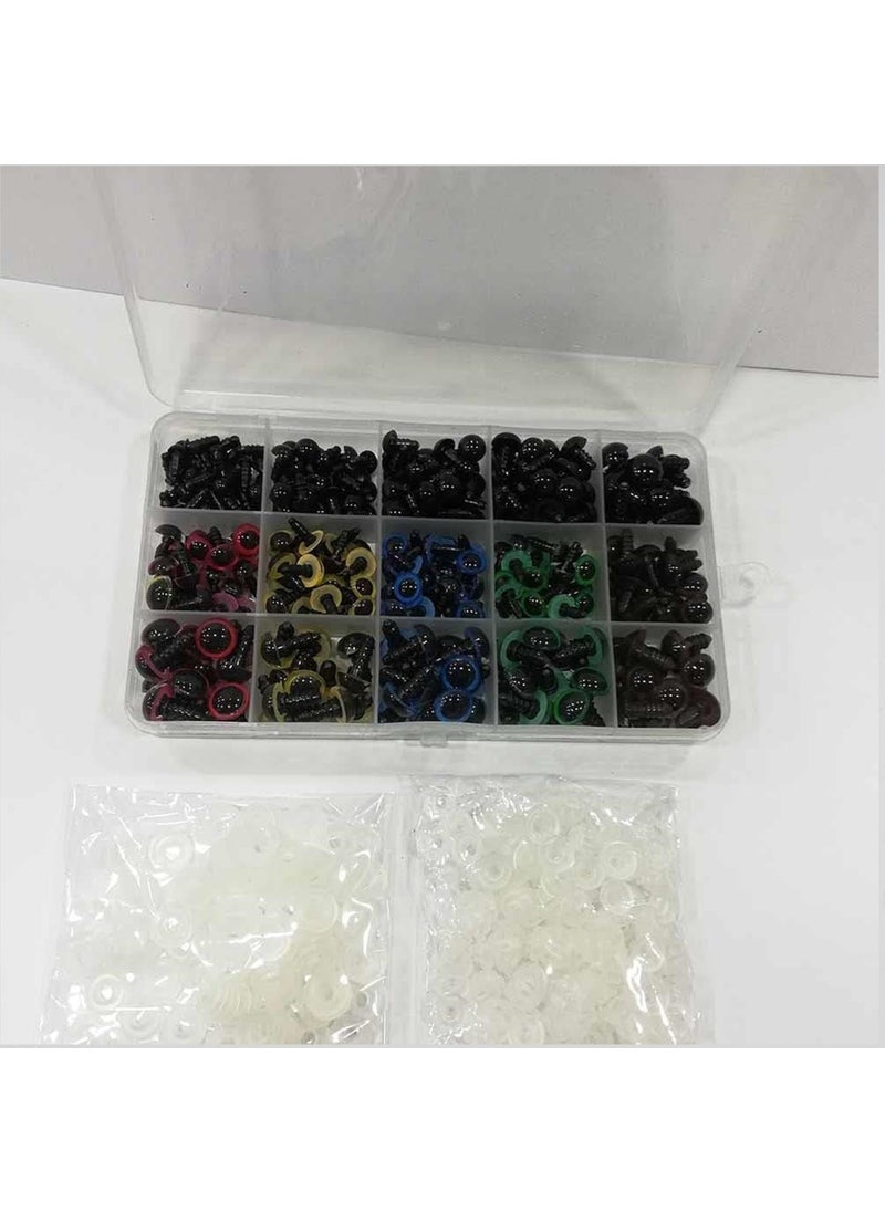 TıkTık AL TıkTık BUY 155 Pairs 310 Pieces Amigurumi Colorful Screw Eye Set Boxed  - Image 1