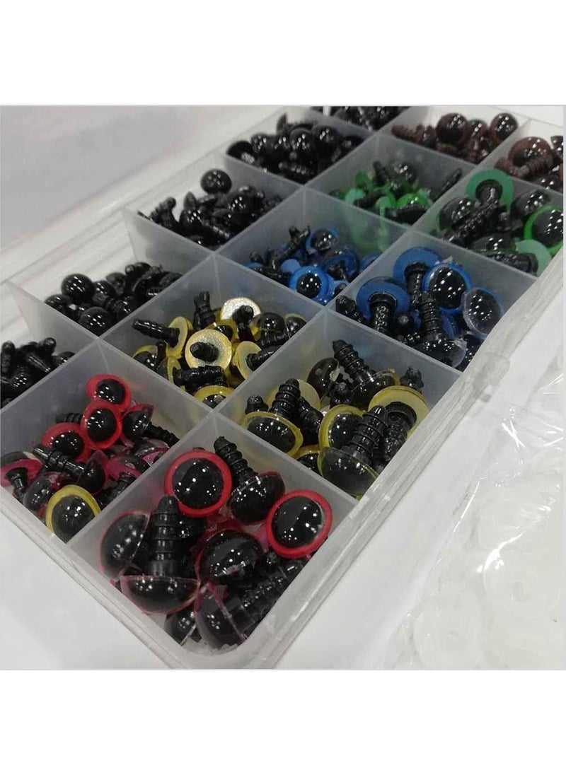 TıkTık AL TıkTık BUY 155 Pairs 310 Pieces Amigurumi Colorful Screw Eye Set Boxed  - Image 2