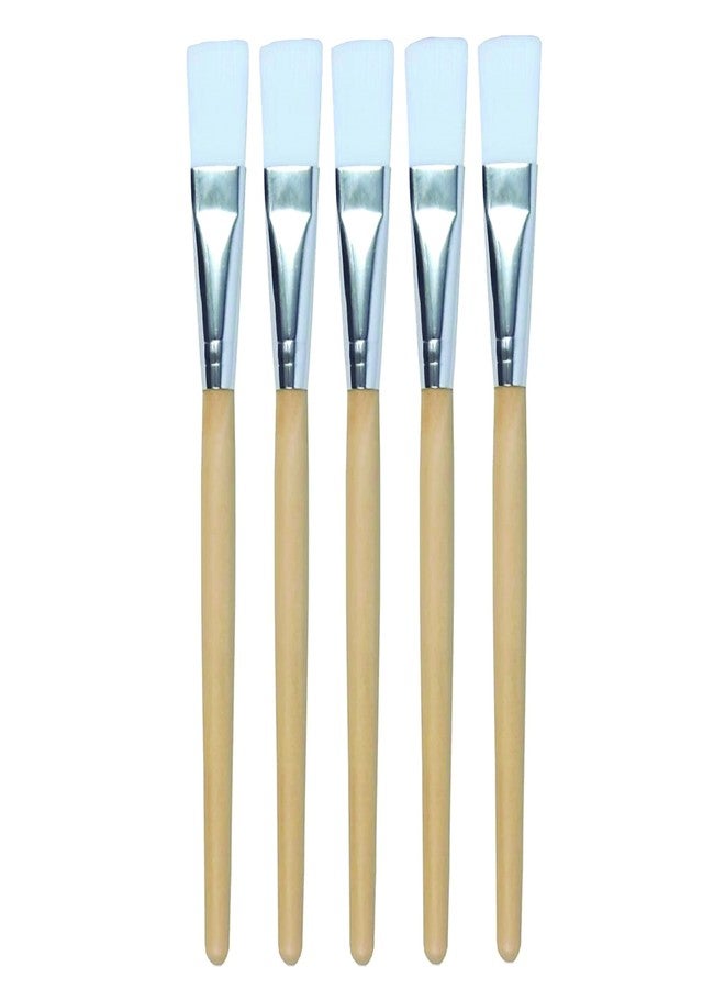 Ovking Face Mask Brush for Women/Bleach Brush With Soft Bristle Color/Face Mask And Bleach Apply Brush For Women (Pack of 5) - Image 1