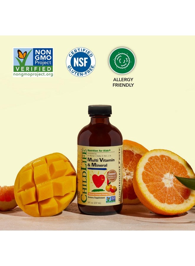 CHILDLIFE Essentials Kids Multivitamin & Mineral - Kids Vitamins, Liquid Multivitamin for Kids, Toddler Multivitamins, Liquid Vitamins, Baby Multivitamin - Natural Orange & Mango, 8 Fl Oz (Pack of 2) - Image 4