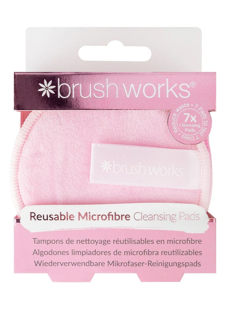 Brushworks Brushworks Reusable Microfibre Cleansing Pads - 7 Pack