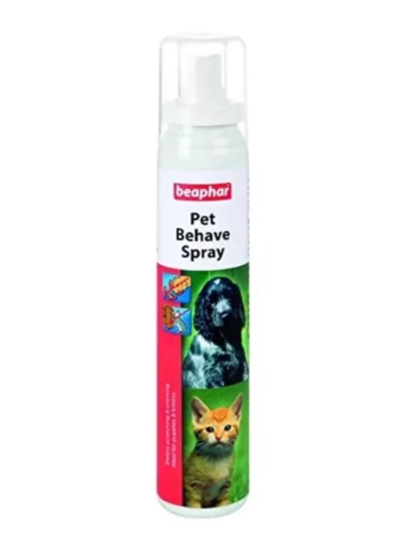 Pet Behave Spray 125ml - pzsku/ZC12F7BE17D657977D5D9Z/45/_/1735580477/f2ff4147-fc1c-4c5d-8e9f-2681ac545496