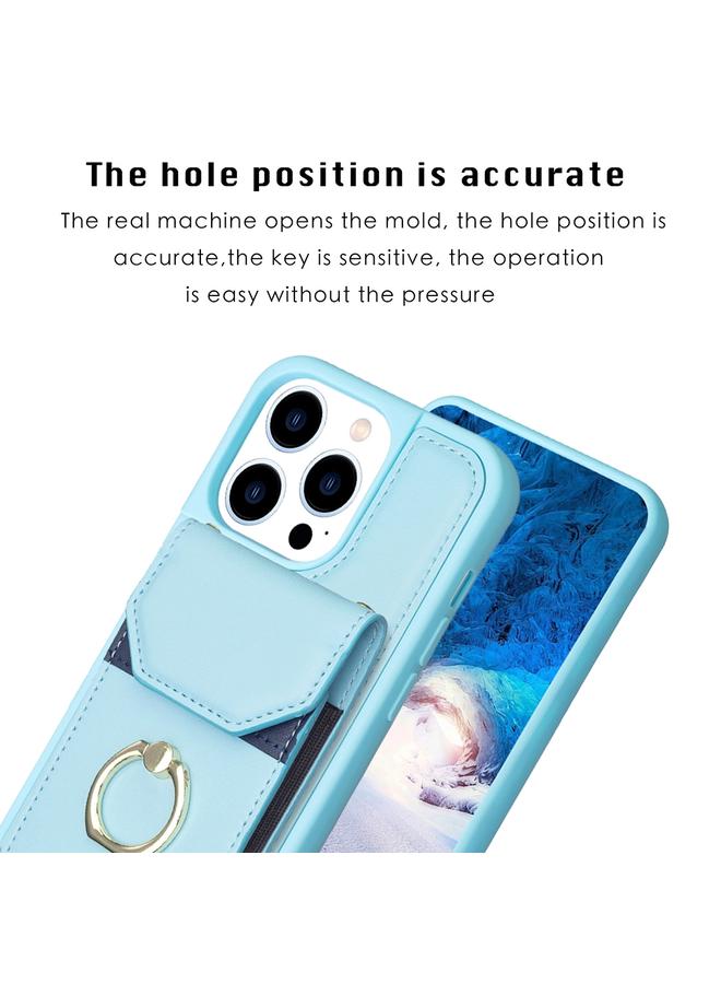 Zaboon Case For iPhone 13 Pro BF29 Organ Card Bag Ring Holder Phone Case - Image 3