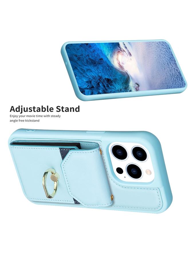 Zaboon Case For iPhone 13 Pro BF29 Organ Card Bag Ring Holder Phone Case - Image 5