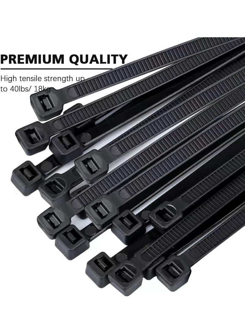 SUNSAR Cable Ties Black - 200 Pack 200mmx3.6mm Cable Ties, Home, Office, Garden Ties - Image 5