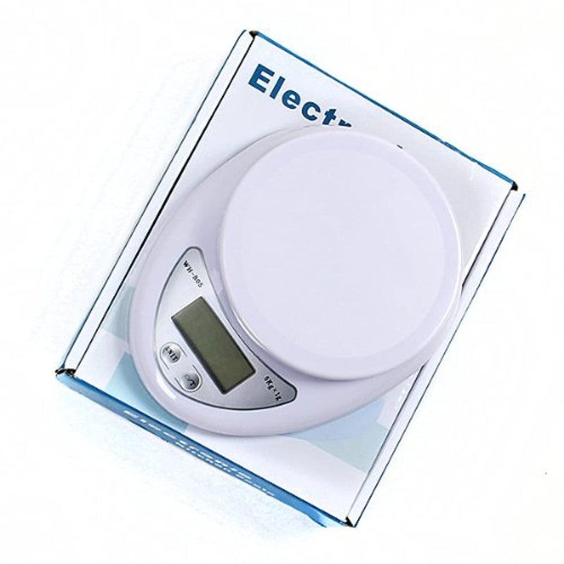 5kg x 1g Digital LCD Electronic Steelyard Precise Kitchen Postal Food Measuring Weight Kitchen Scale