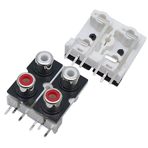 Xiaoyztan 10 Pcs PCB Panel Mount RCA Female Jack Connector Module - Image 1