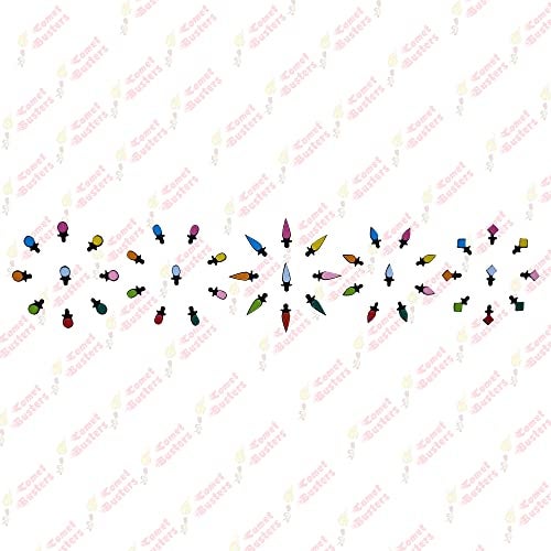 Comet Busters Beautiful Handcrafted Assorted Multicolor Bindis (BV1848) - Image 4