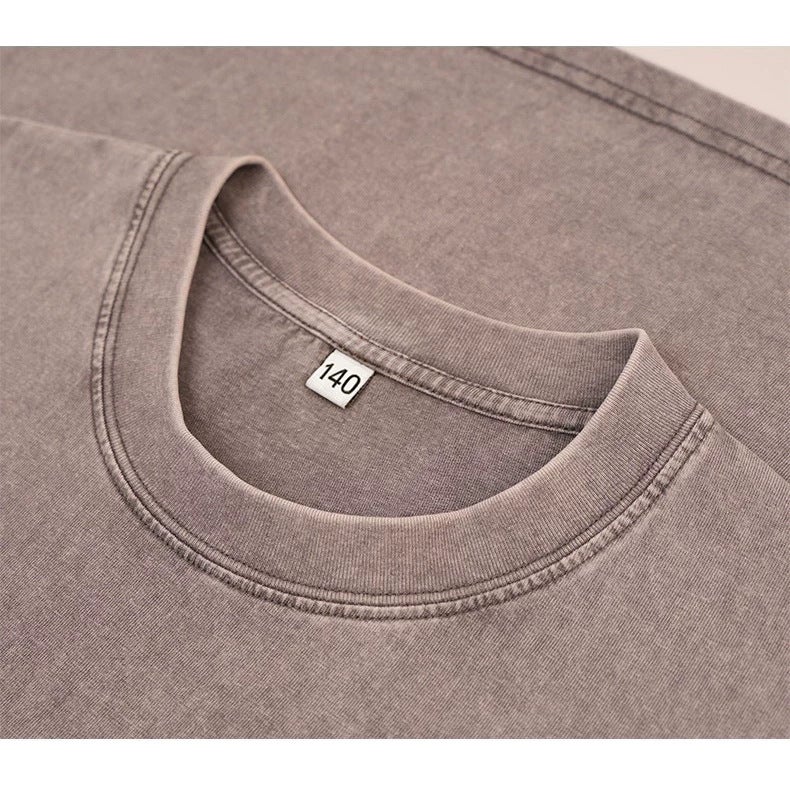 Kids Washed Cotton T-Shirt - Image 3