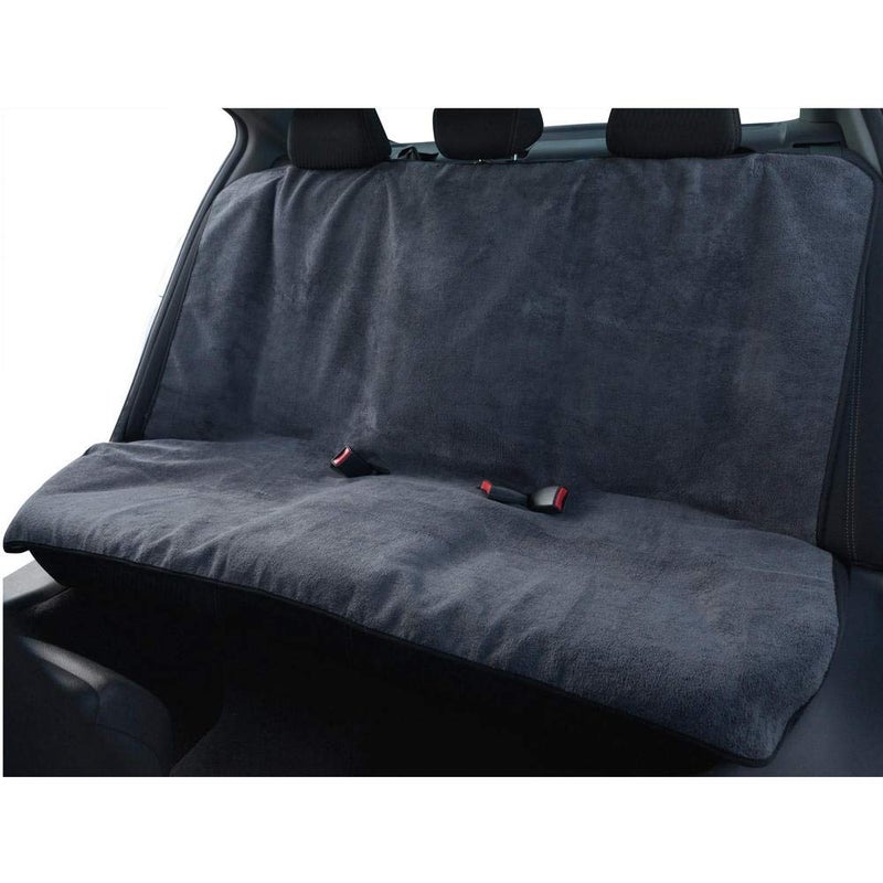 BDK غطاء مقعد السيارة الخلفي BDK UltraFit من القماش المنشفة، يمتص الرطوبة وقابل للغسل، واقي مقعد ضد السوائل والماء، مثالي للتمارين الرياضية، المشي، الجري، رياضات الشاطئ، يناسب الشاحنات، سيارات الدفع الرباعي، والفانات - Image 3