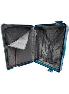 Track Luggage Set Unbreakable Hard Side Heavy Duty Travel Bag Trolley 3 Pieces Set With Spinner Wheels & Lock (20/25/29 Inches) (Turquoise)  - Image 5