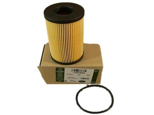 LAND ROVER GENUINE LAND ROVER OIL FILTER RANGE ROVER EVOQUE DISCOVERY SPORT VELAR DISCOVERY RANGE ROVER 13 ON SPORT 14 2.0L I4 PETROL ON OEM NEW LR073669 - Image 1