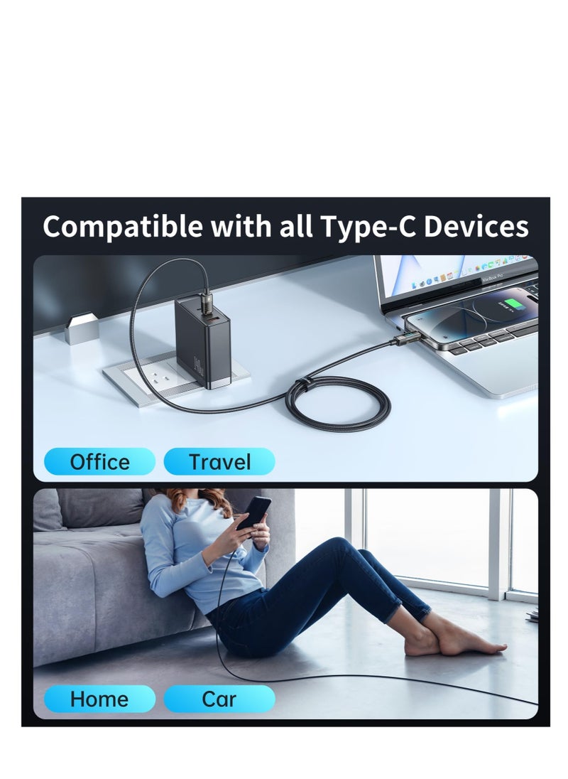 Excefore - USB-C to Lightning Cable, 36W Transparent Data Cable PD Charger Digital Display, Auto Power Off Dual Core Protection, High Speed Data Transfer, for iPhone - Image 1