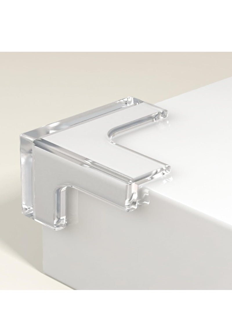 Clear 20-Pack Corner Protector Guards – Transparent Furniture Edge Bumpers to Cover Sharp Edges, Baby Safety Guards for Tables, Desks, and Furniture, Soft Cushioning for Child Protection Against Injuries - Image 1