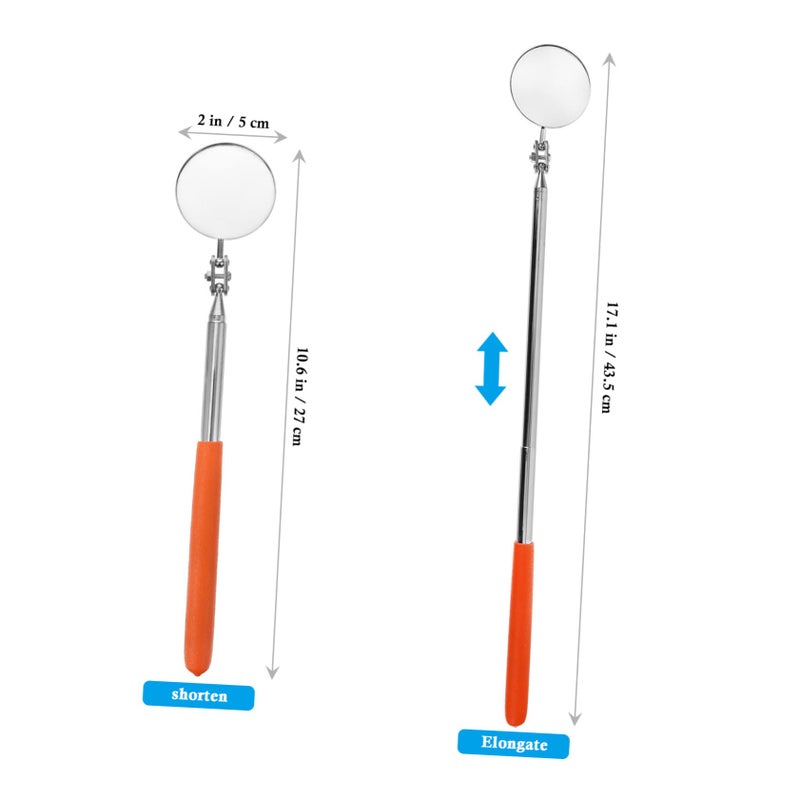 Unbreakable Handheld Automotive Inspection Mirror Small Scope Tool - Image 3