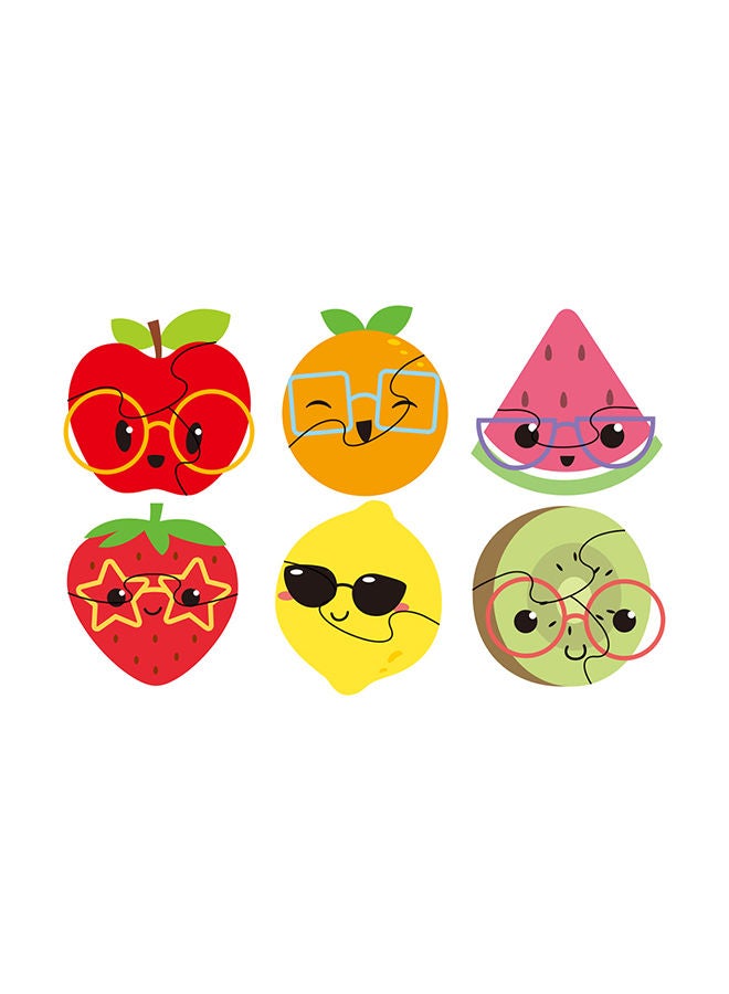 Little Story 6-in-1 Matching Puzzle Educational & Fun Game - Fruits - Image 1