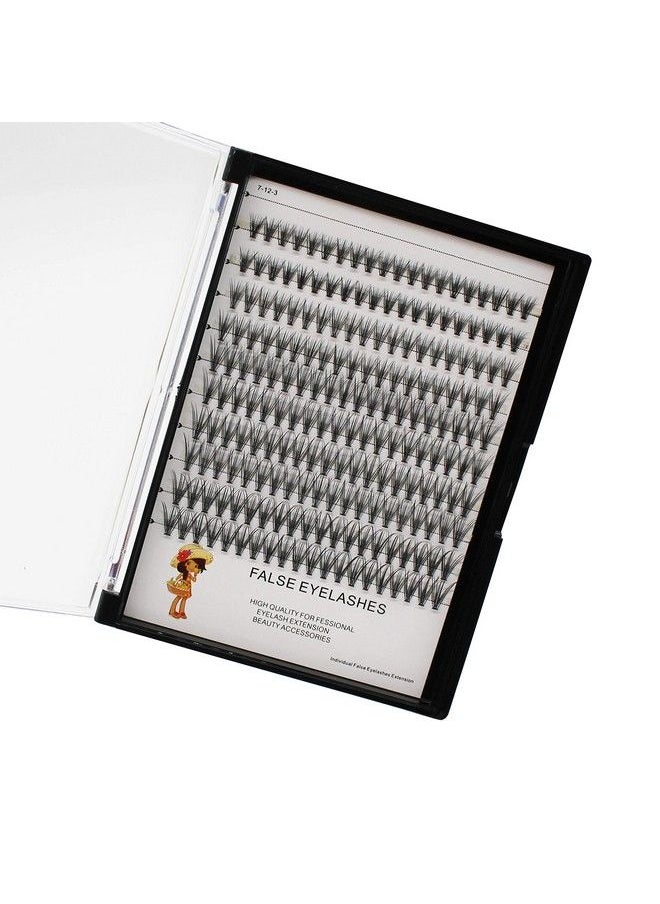 Bodermincer Large Tray 20D Cluster 0.07C10 Lines8101214Mm Mixed9111315Mm Mixed 10121416Mm Mixednatural Long Individual Flare Lashes Cluster False Eyelashes (8101214Mm Mixed)  - Image 4
