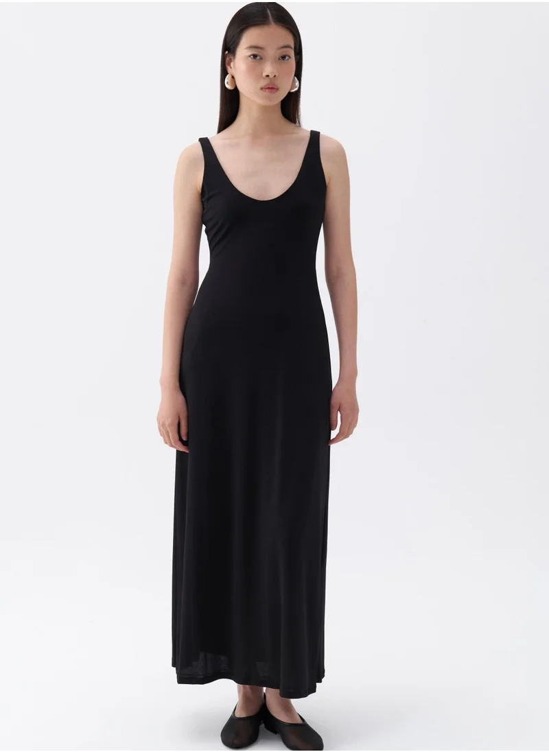 نوكتورن V Neck Dress