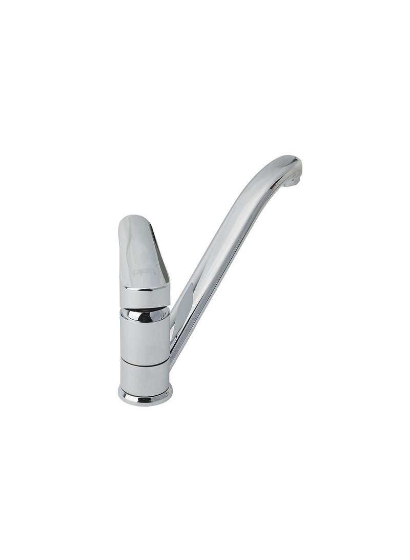 Bold Linda Sink Mixer Tap – Premium Brass with Chrome Finish – Smooth Move Technology – Corrosion-Resistant, Durable, and Stylish Design for Residential and Commercial Use – Silver - Image 1