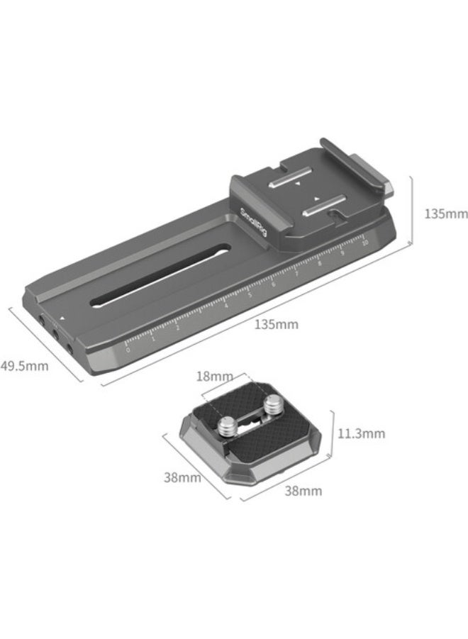 SmallRig HawkLock H38 Manfrotto Quick Release Plate for DJI Stabilizers - Image 3