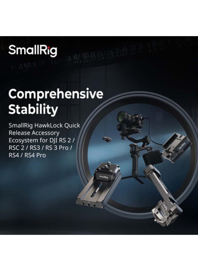 SmallRig HawkLock H38 Manfrotto Quick Release Plate for DJI Stabilizers - Image 5