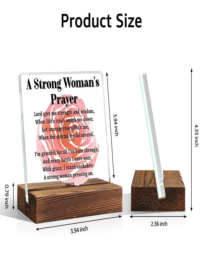 TOUNER Inspirational Power Quotes Office Decor Sign, Positive Quote Plaques Gifts for Women Mom Grandma Aunt Sister BFF (lucency026) - Image 2