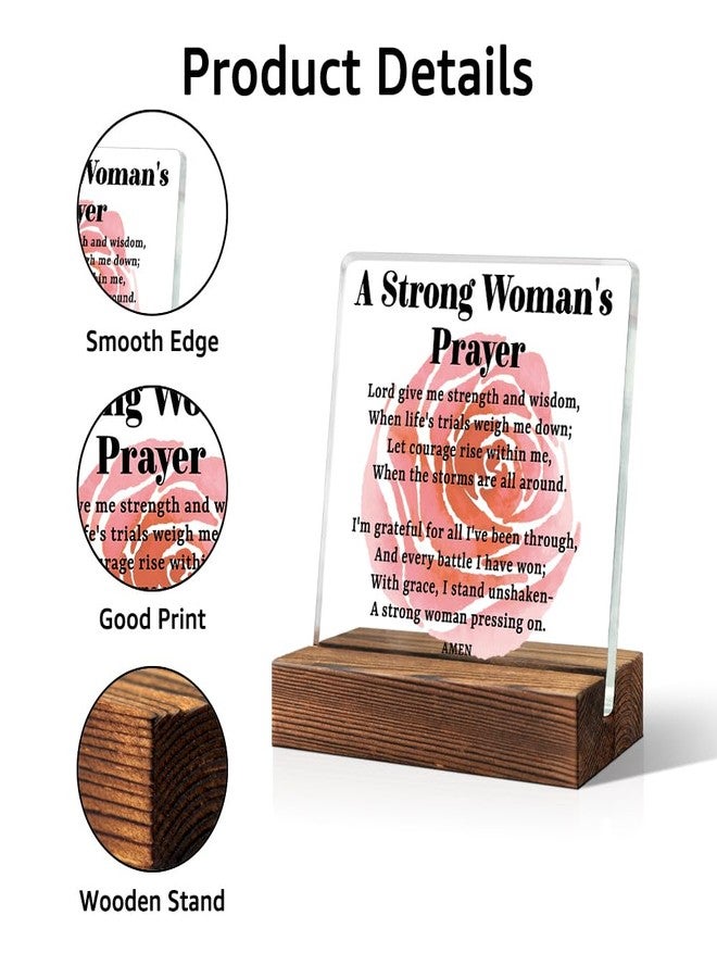 TOUNER Inspirational Power Quotes Office Decor Sign, Positive Quote Plaques Gifts for Women Mom Grandma Aunt Sister BFF (lucency026) - Image 3