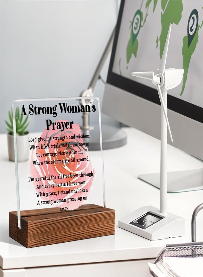 TOUNER Inspirational Power Quotes Office Decor Sign, Positive Quote Plaques Gifts for Women Mom Grandma Aunt Sister BFF (lucency026) - Image 4