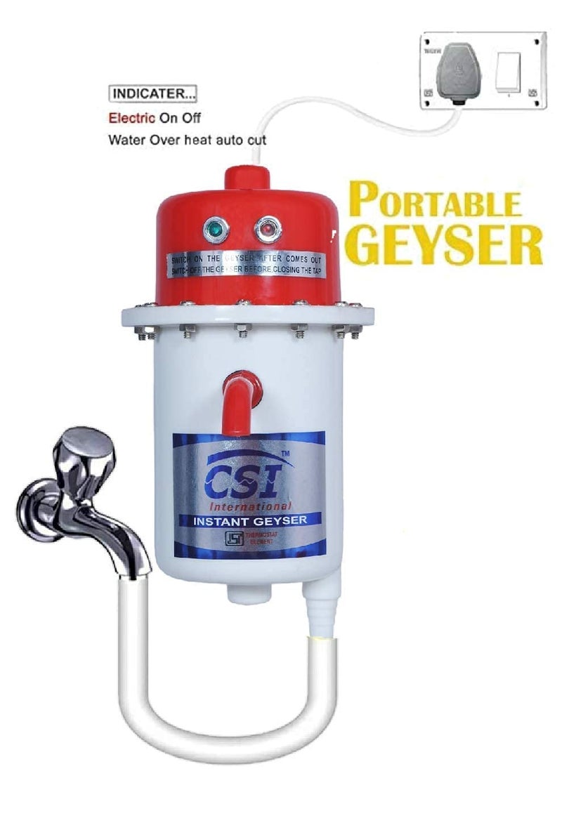 CSI INTERNATIONAL 1 Litre Storage Portable Instant Water Heater Geyser (Manufacturer) Suitable for Residential & Professional Uses, Wall Mounting - Image 2
