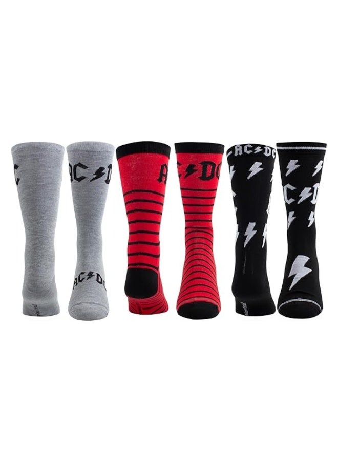 ACDC AC/DC - AC/DC Socks 3 Pack In Guitar Tin (One Size) - Image 2