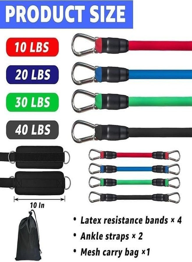 XYNO Ankle Resistance Bands with Adjustable Cuffs | Glute, Leg & Hip Workout Bands for Kickbacks, Butt & Lower Body Training | Home & Gym Fitness Equipment | Portable Strength Training Bands - Image 2