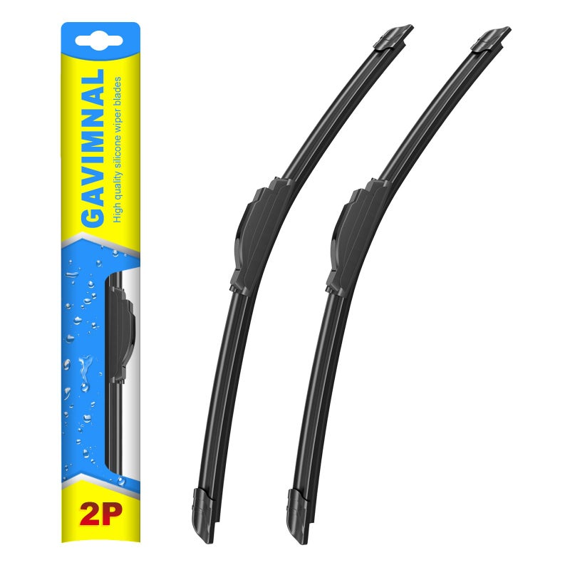 Gavimnal 2616 Silicone Wiper Blades Replacement For Honda CRV 20072018 Toyota Corolla 20092019 Toyota RAV4 20132023 Hyundai Accent 20112022AllSeason Front Windshield Wiper BladesSet of 2